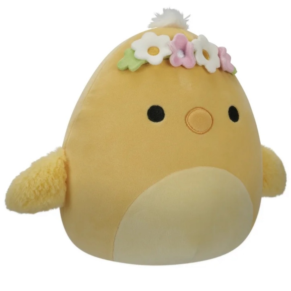 Squishmallows Tristan the Chick With Flower Garland 8” Plush~NEW! - Picture 4 of 6